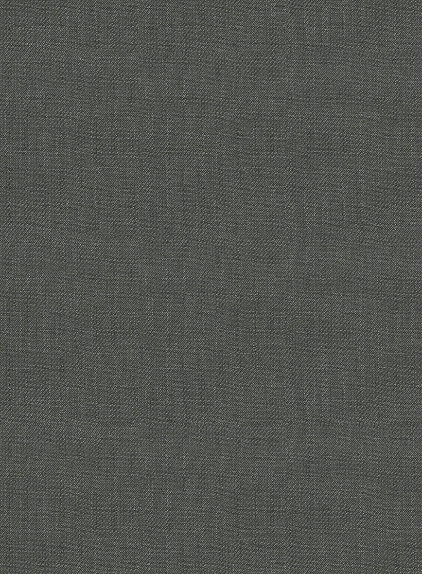 Italian Prato Gray Linen Highland Trousers - Image 7