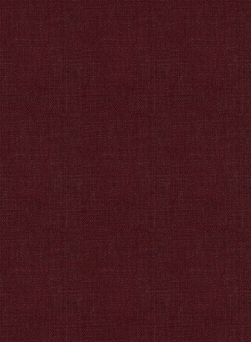 Italian Prato Maroon Linen Pants - Image 4