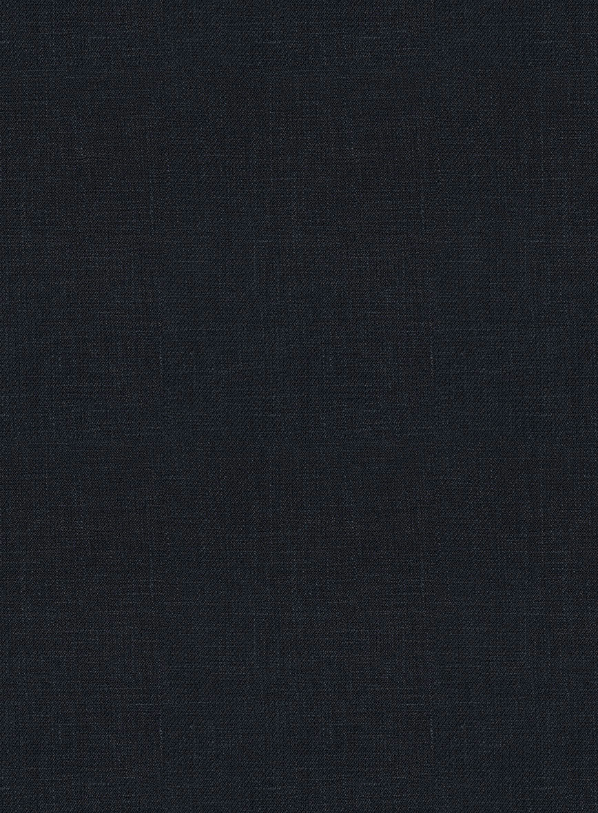 Italian Prato Midnight Linen Pants - Image 4