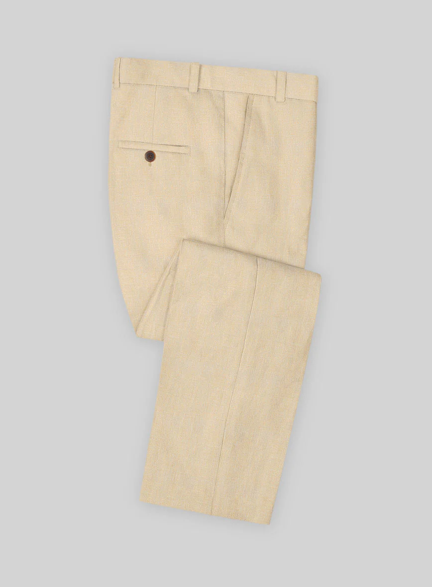 Italian Prato Musk Linen Pants