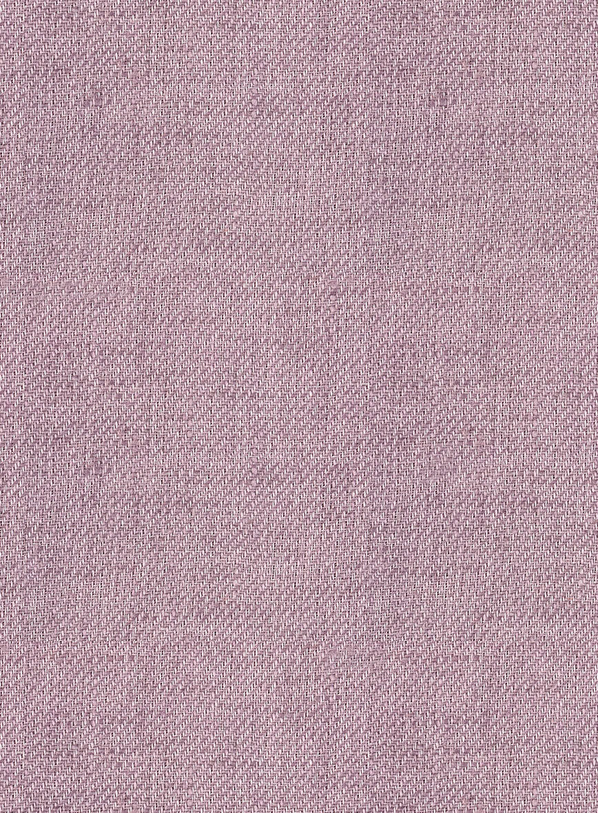 Italian Prato Orchid Mist Linen Jacket - Image 3