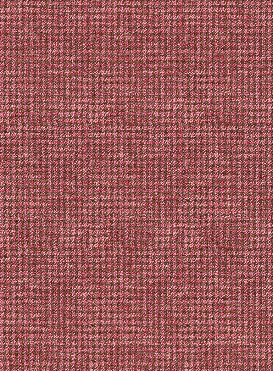 Italian Prato Tango Houndstooth Linen Pants - Image 4