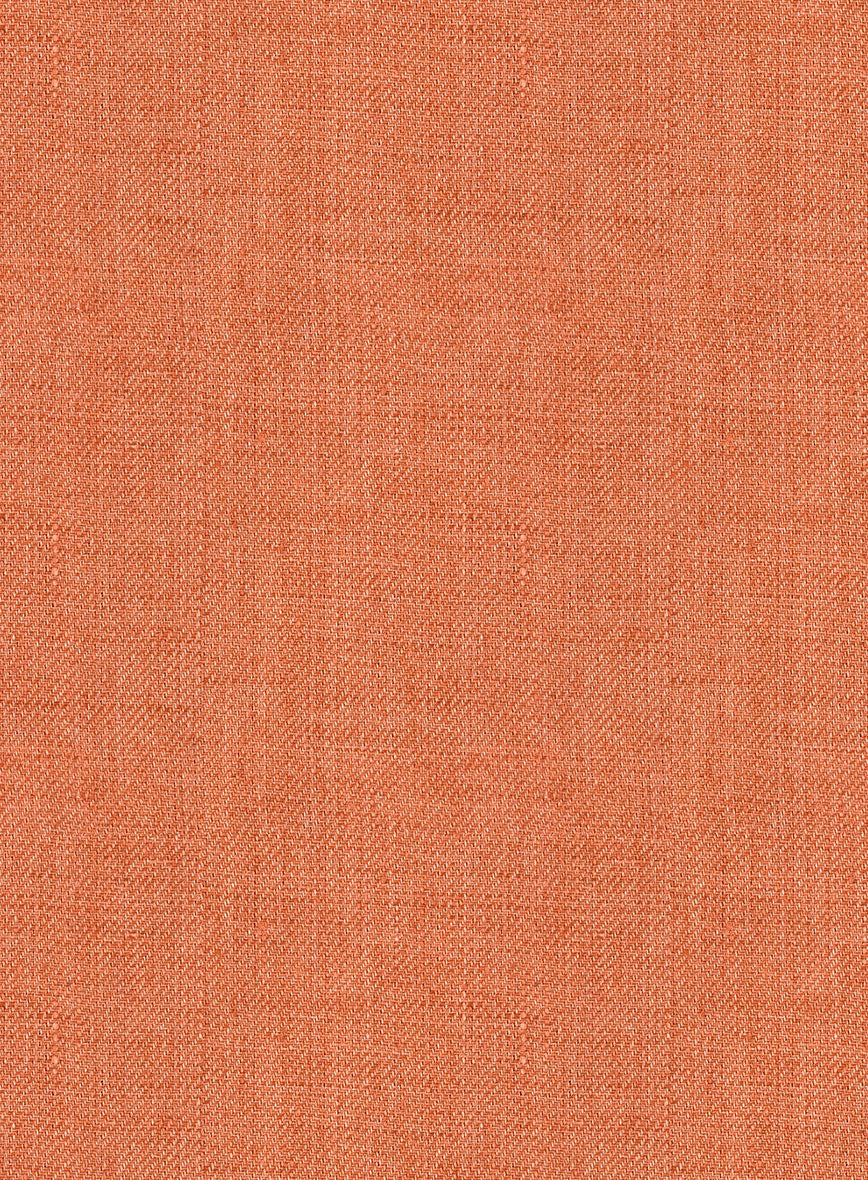 Italian Prato Terracotta Linen Suit - Image 7
