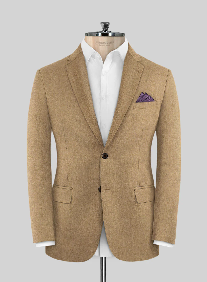 Italian Prima Caramel Wool Jacket