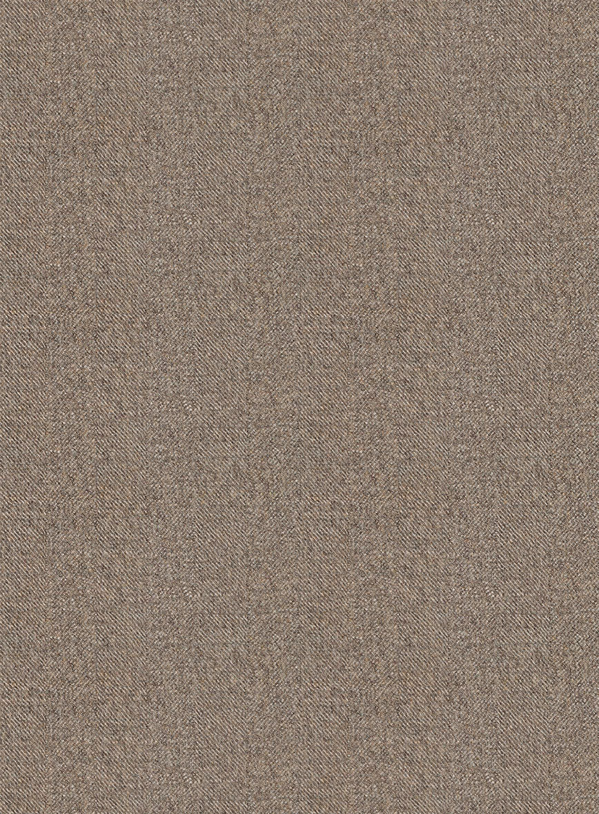 Italian Qique Tobacco Brown Wool Suit - Image 5