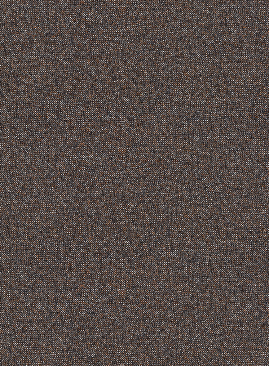 Italian Quelo Brown Twill Flannel Pants - Image 3