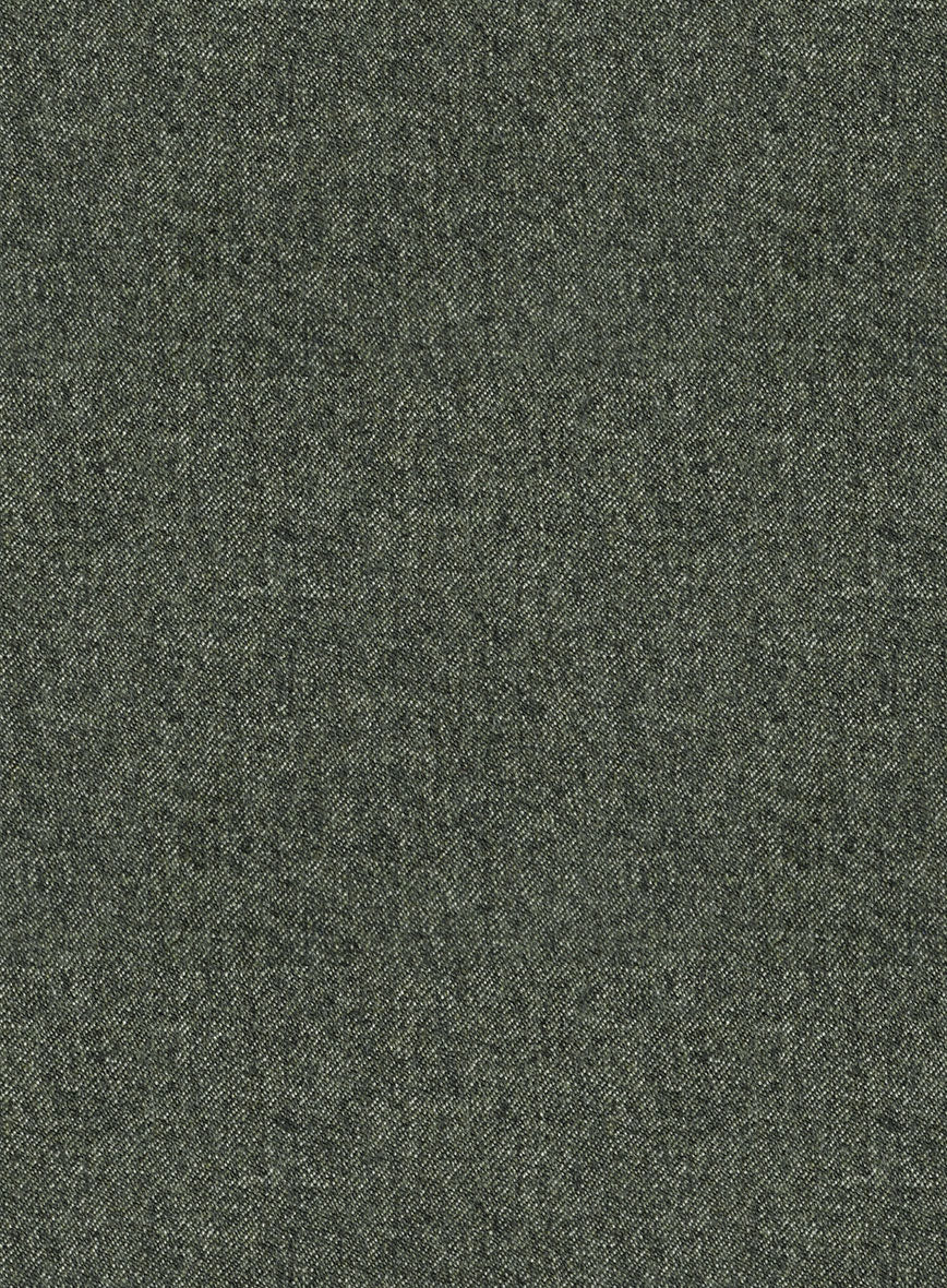 Italian Quelo Green Twill Flannel Pants - Image 3