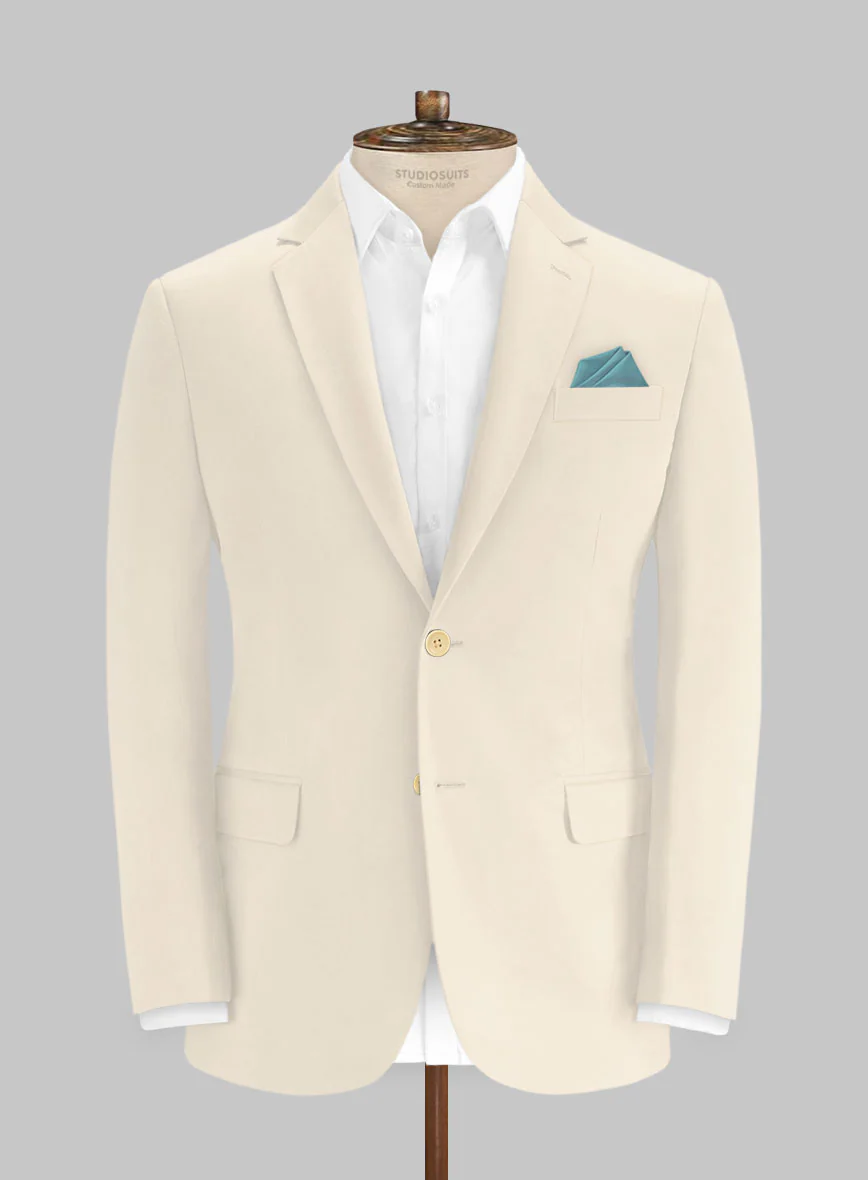 Italian Sandy Beach Cotton Stretch Jacket