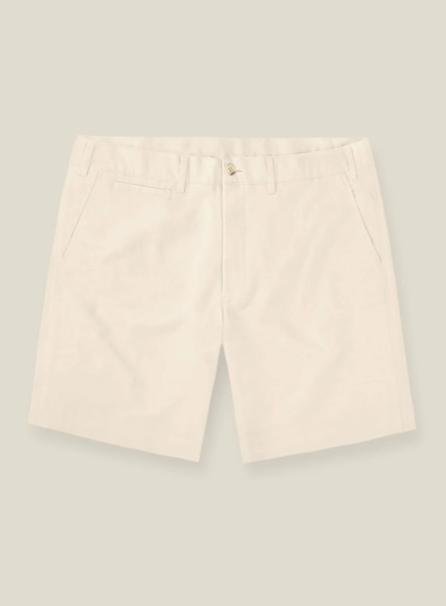 Italian Sandy Beach Cotton Stretch Shorts