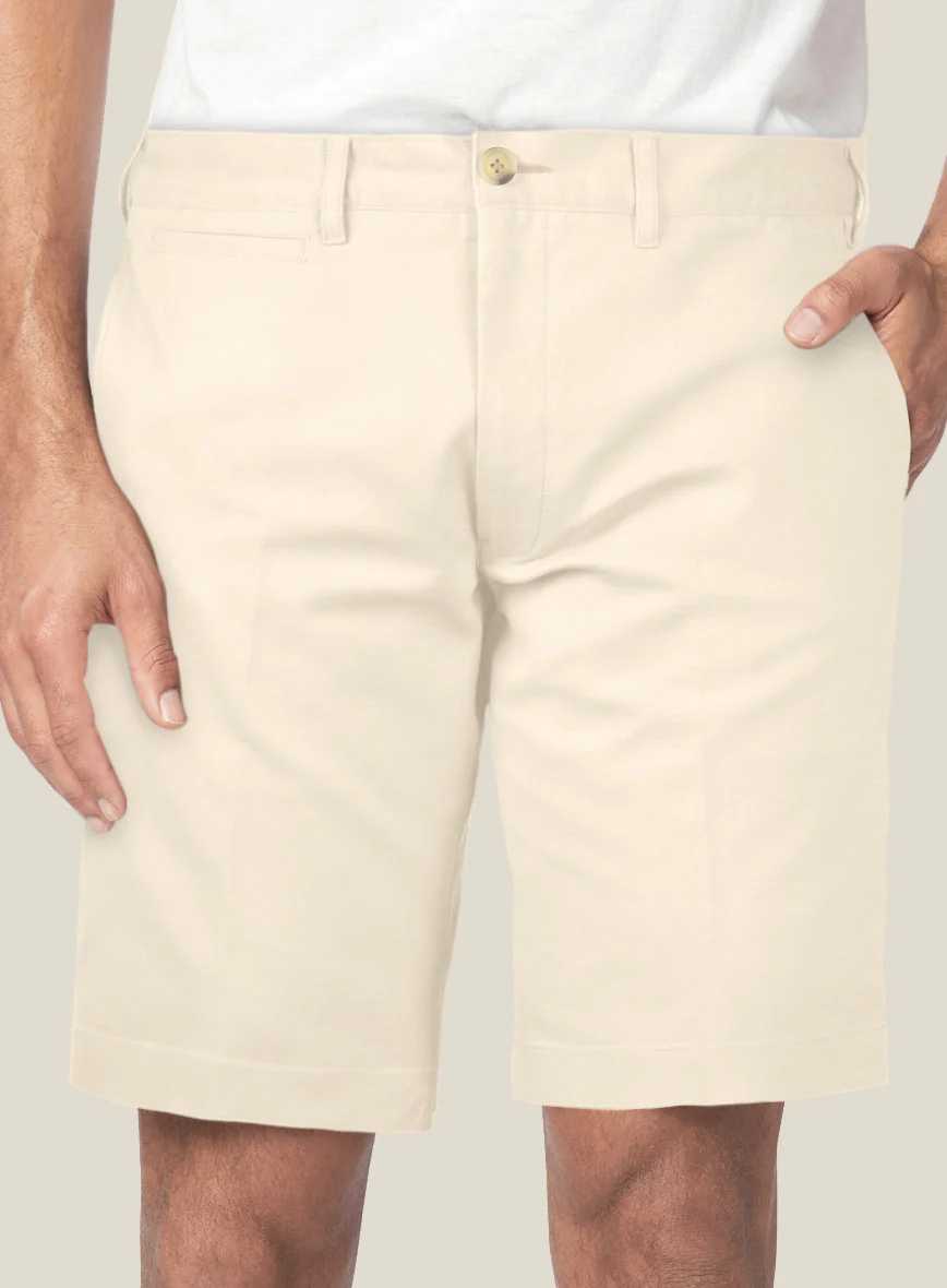 Italian Sandy Beach Cotton Stretch Shorts - Image 3