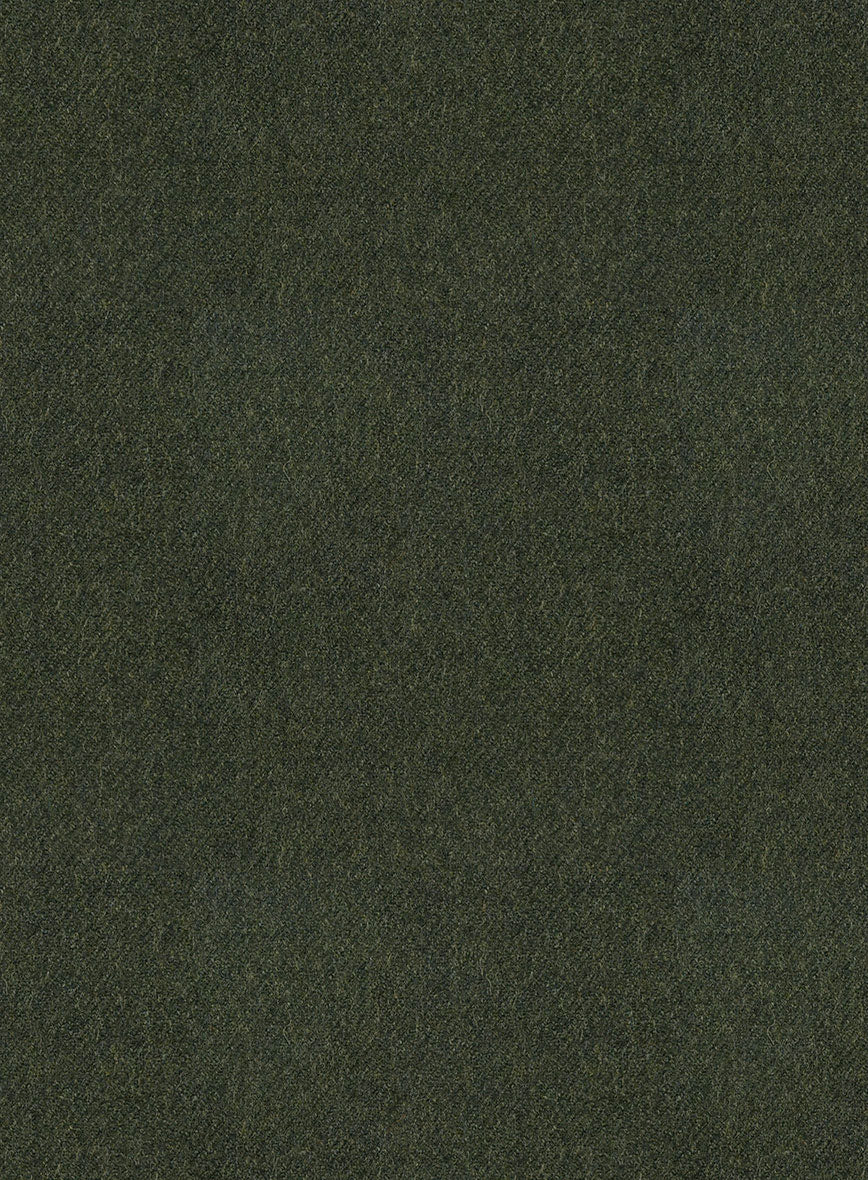 Italian Seaweed Green Tweed Jacket - Image 2