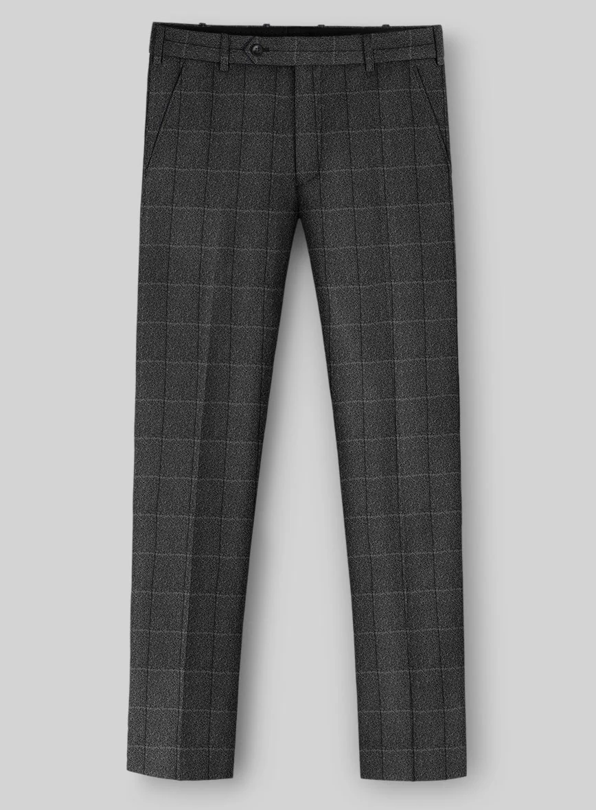 Italian Serto Checks Tweed Suit - Image 6