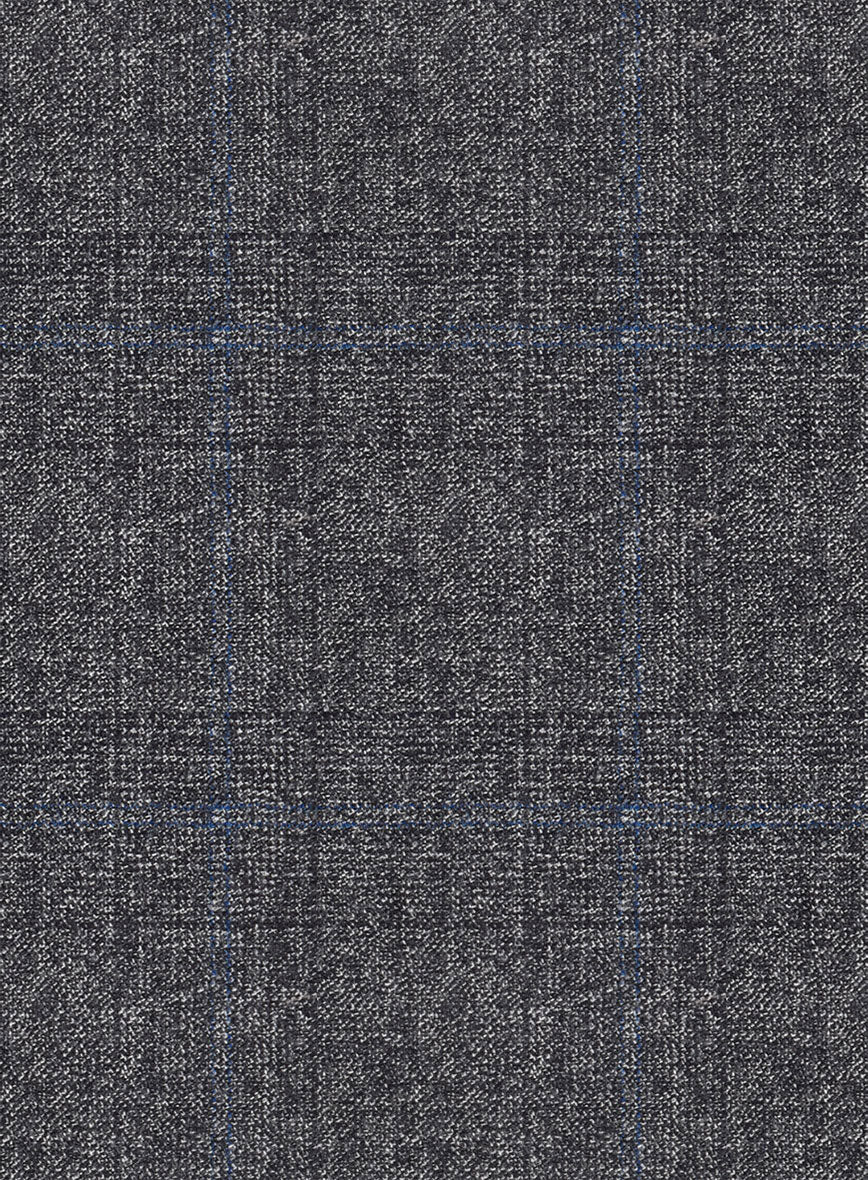 Italian Sift Gray Glen Flannel Suit - Image 6