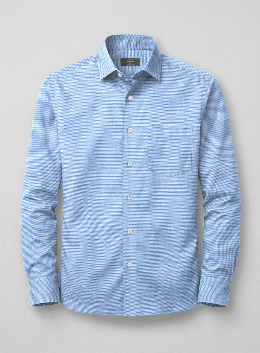 Italian Signature Blue Shirt - Image 3