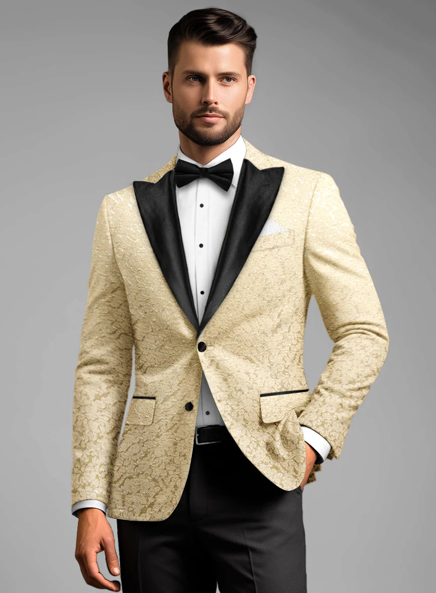 Italian Silk Beata Tuxedo Blazer - Image 2