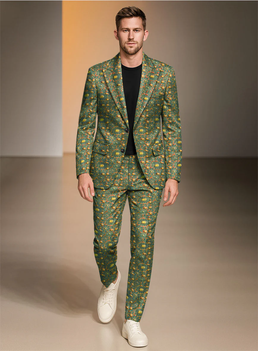 Italian Silk Bruciato Suit