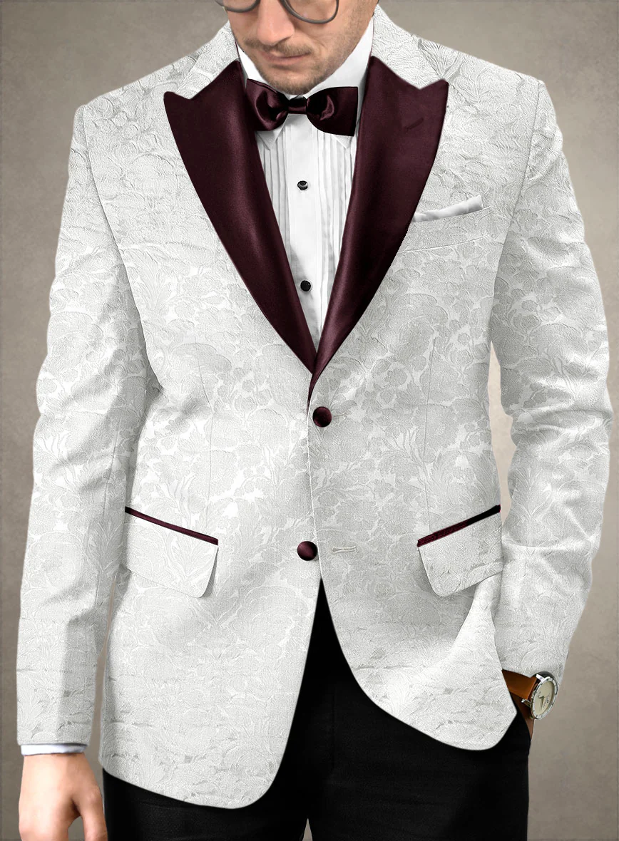 Italian Silk Cinea Tuxedo Blazer - Image 2