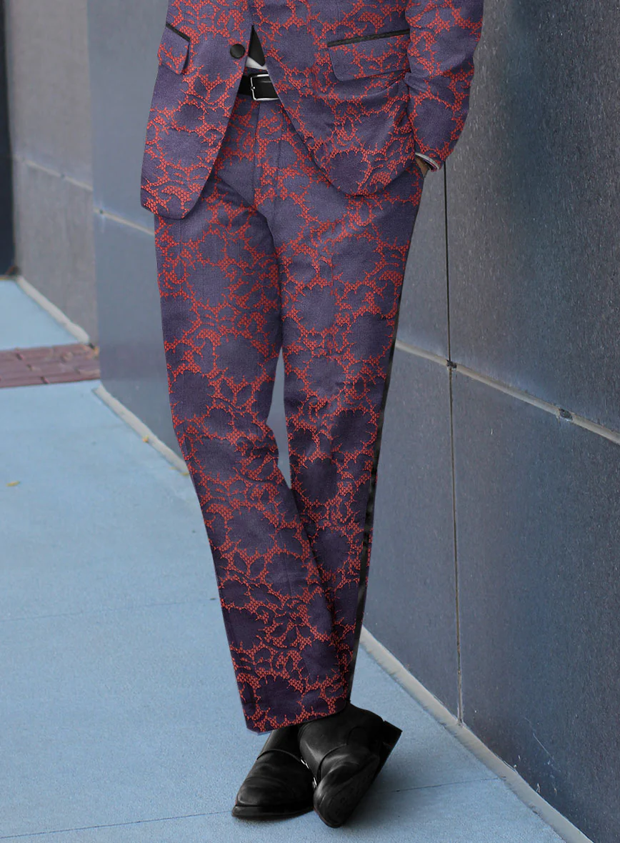 Italian Silk Imrani Tuxedo Suit - Image 4