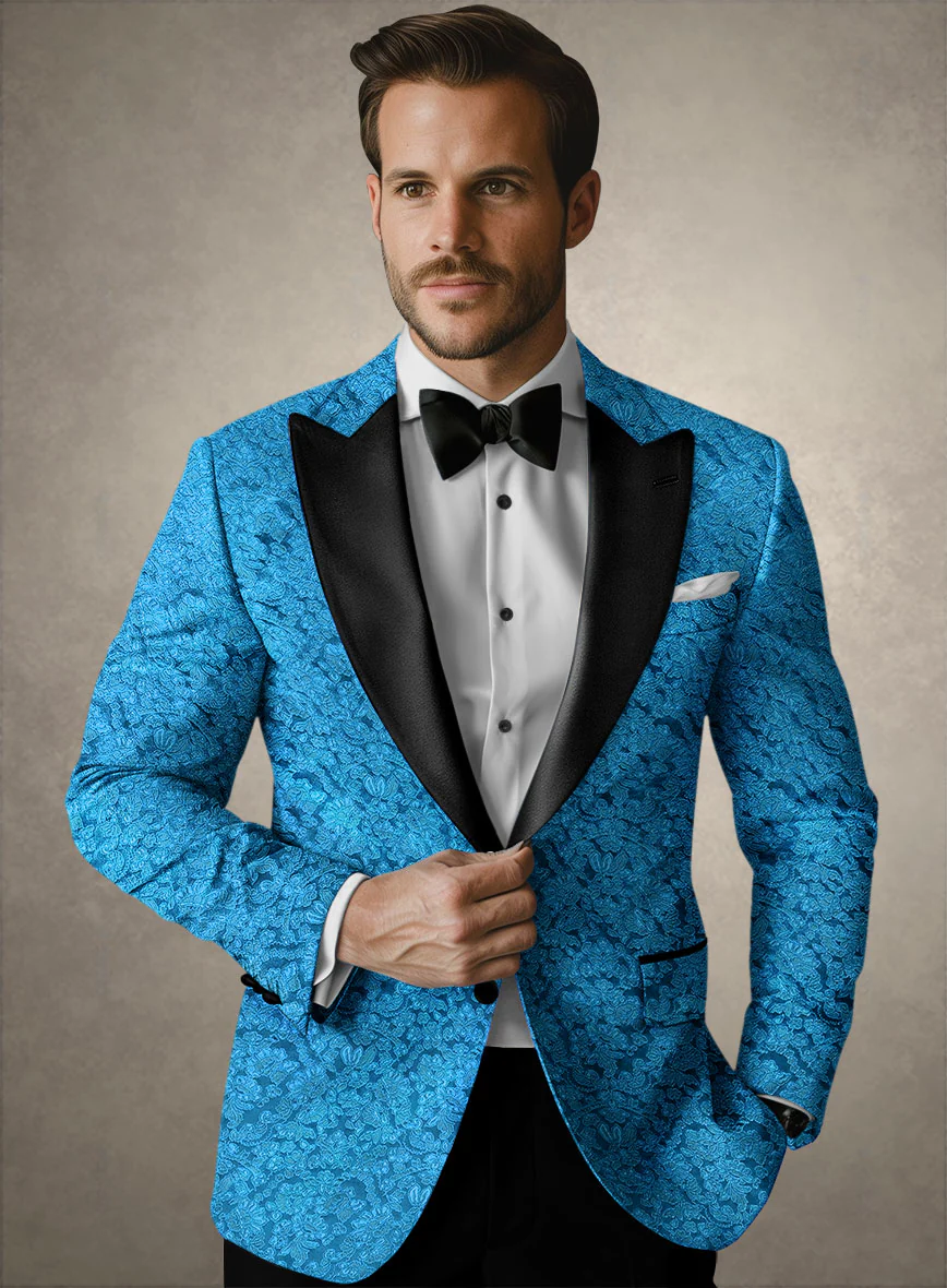 Italian Silk Ivete Tuxedo Blazer - Image 2
