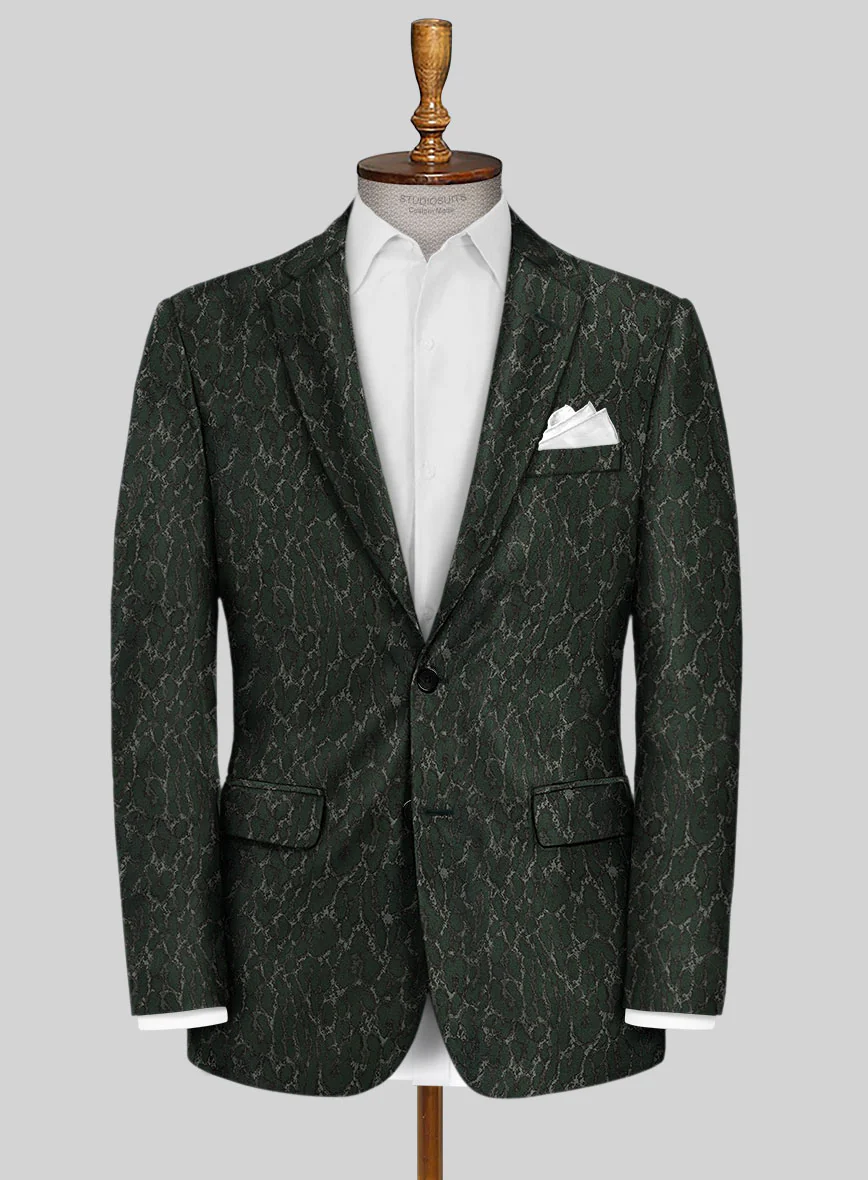 Italian Silk Lycra Adrian Suit - Image 4