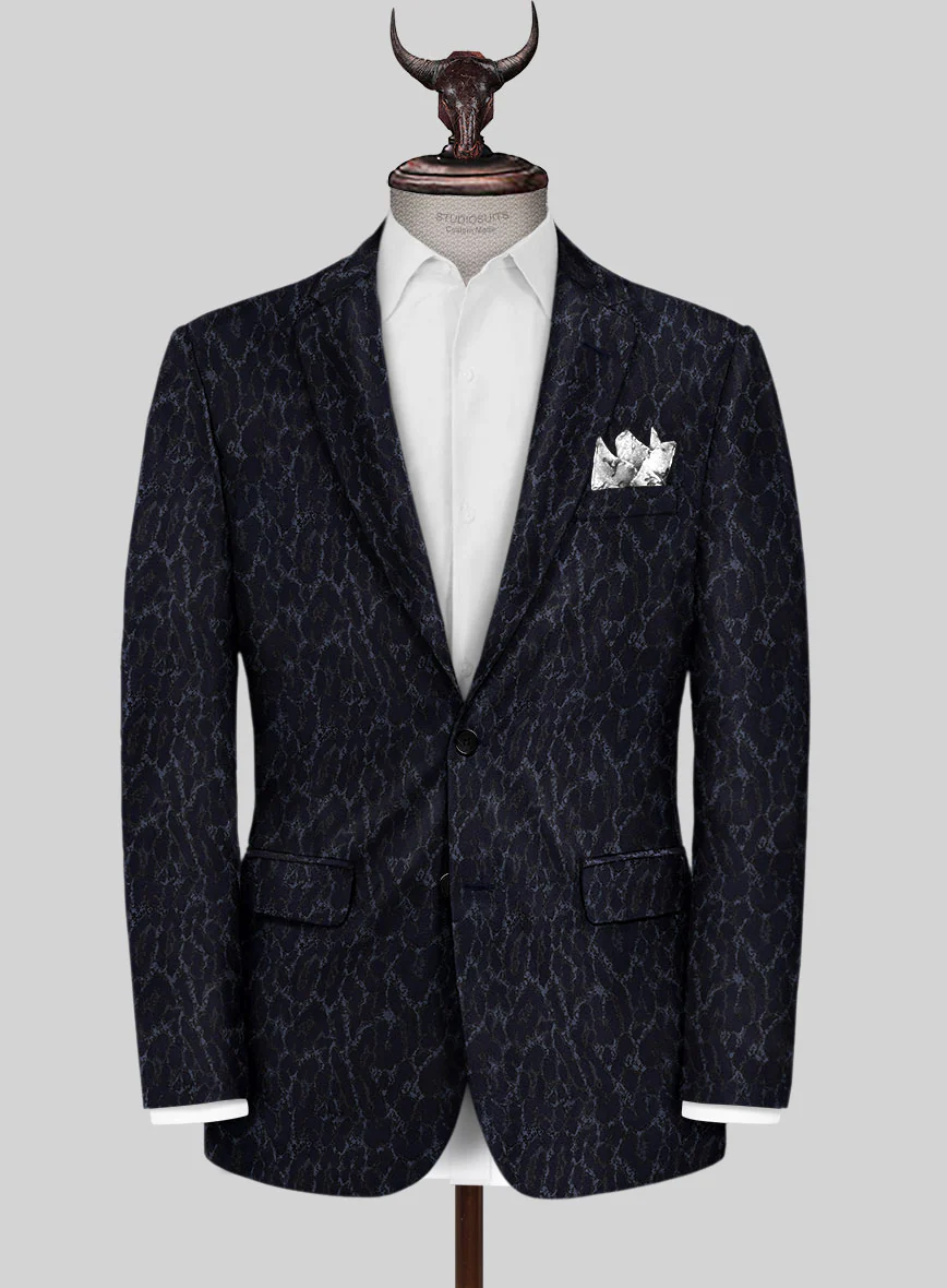 Italian Silk Lycra Tomas Jacket