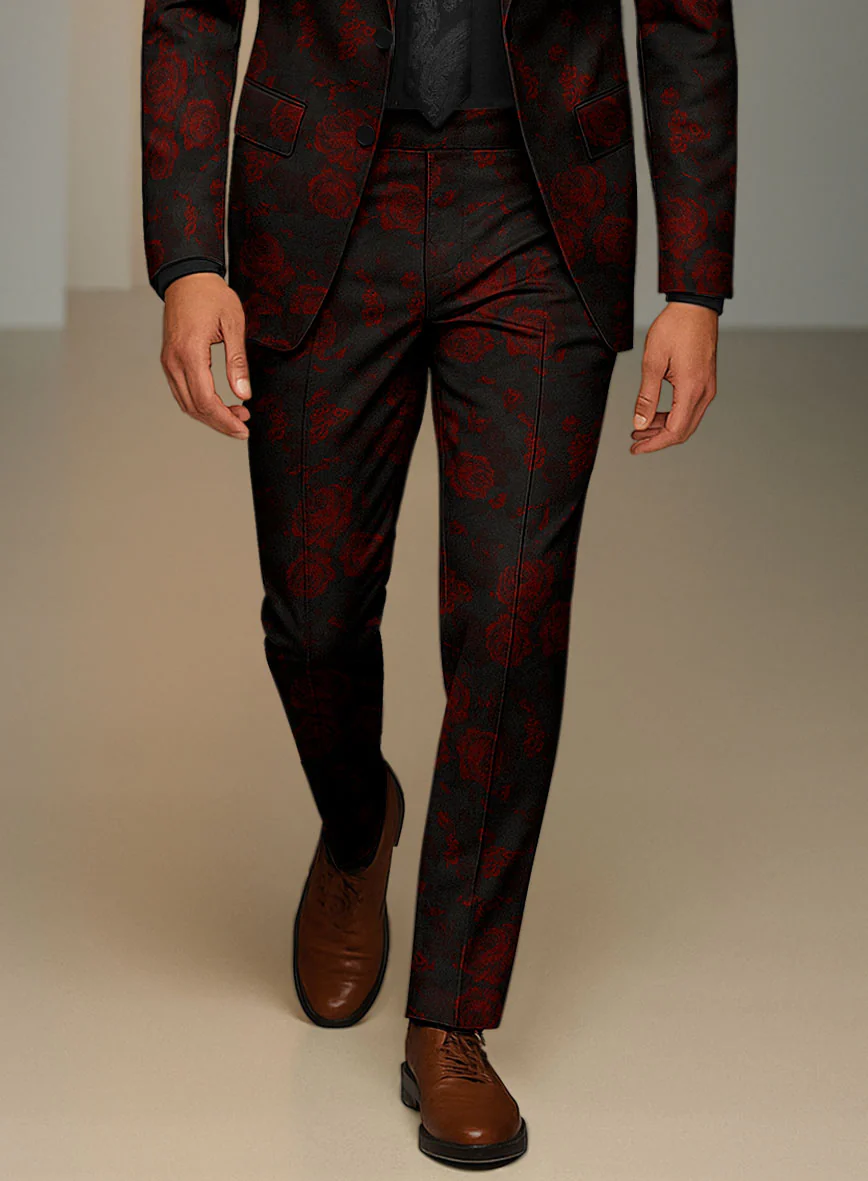 Italian Silk Rosaire Pants