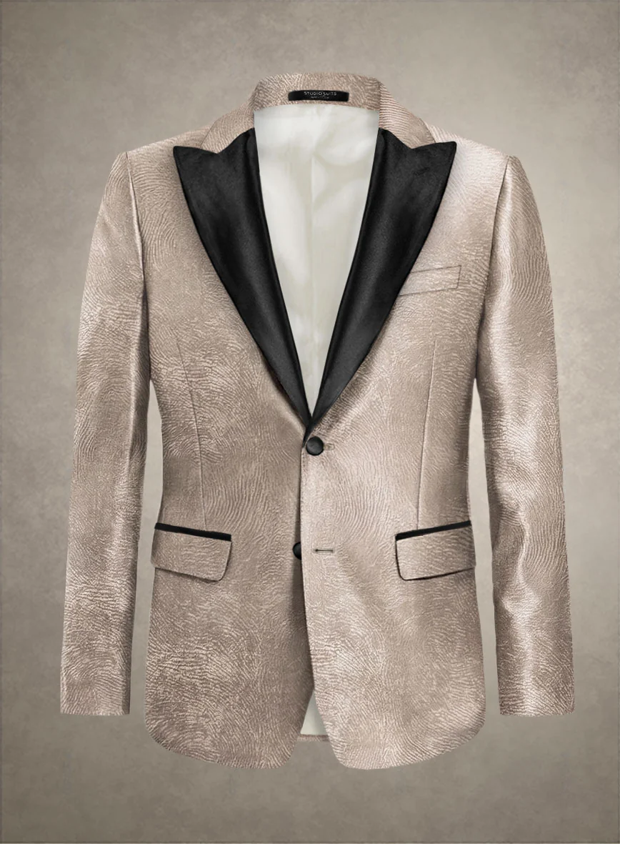 Italian Silk Silvara Tuxedo Jacket