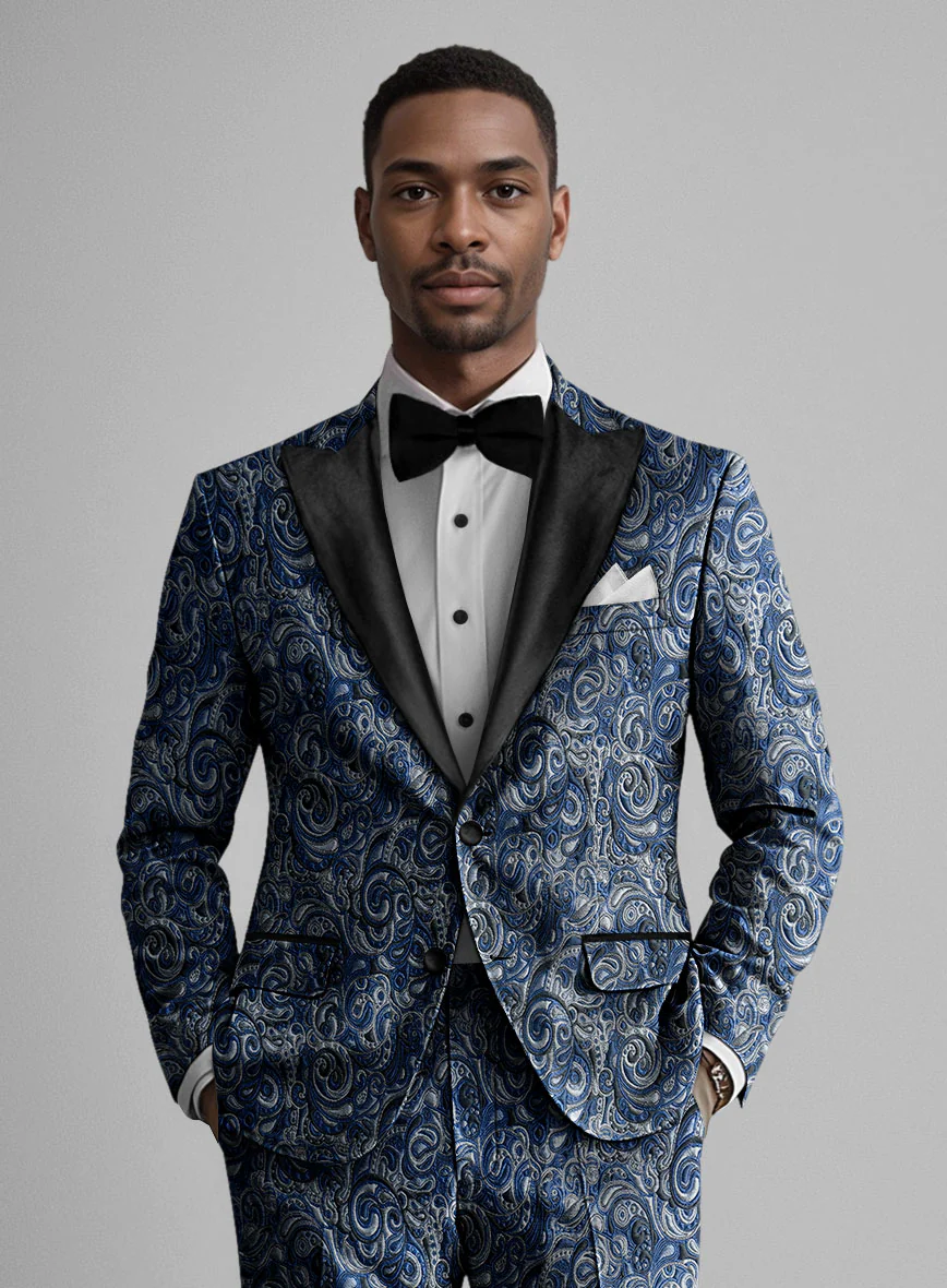 Italian Silk Tecla Tuxedo Blazer - Image 2