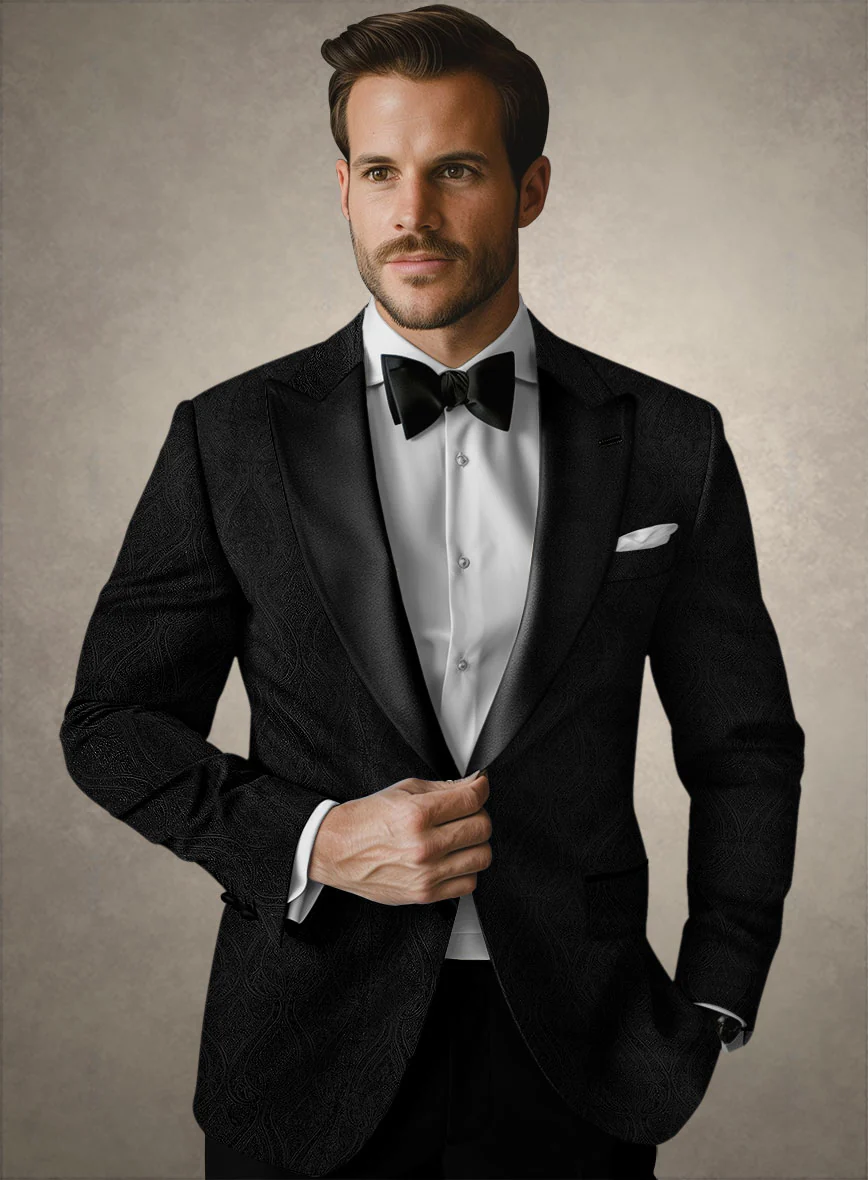 Italian Silk Torcuato Tuxedo Blazer - Image 2