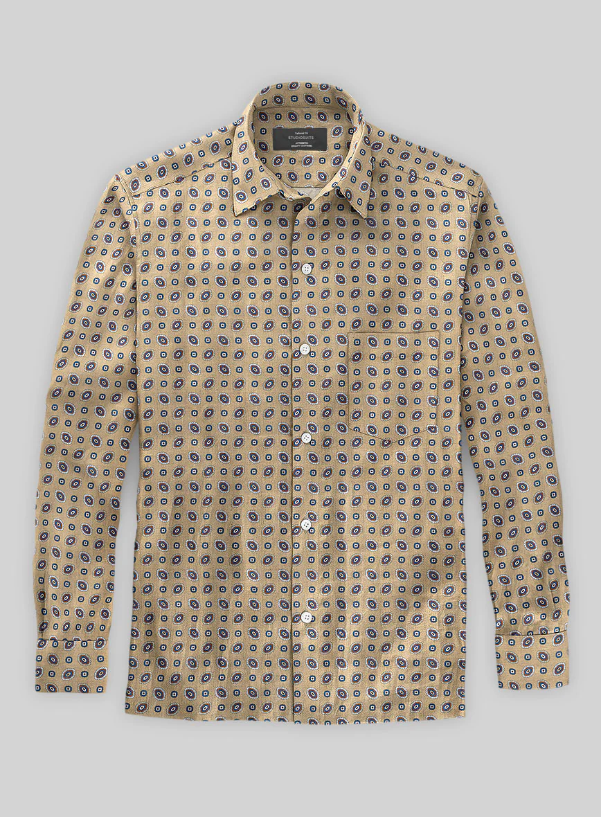 Italian Simona Summer Linen Shirt - Image 2