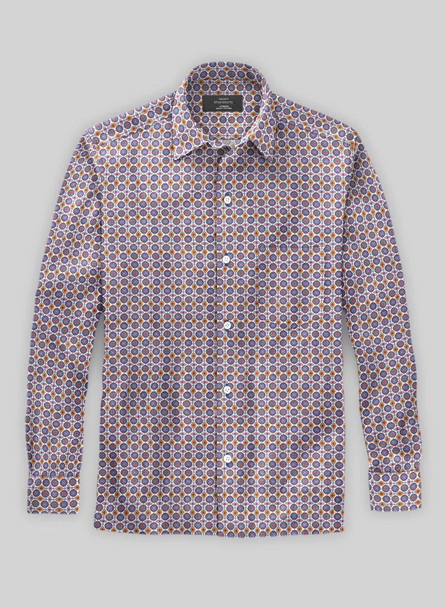 Italian Stefania Summer Linen Shirt - Image 2