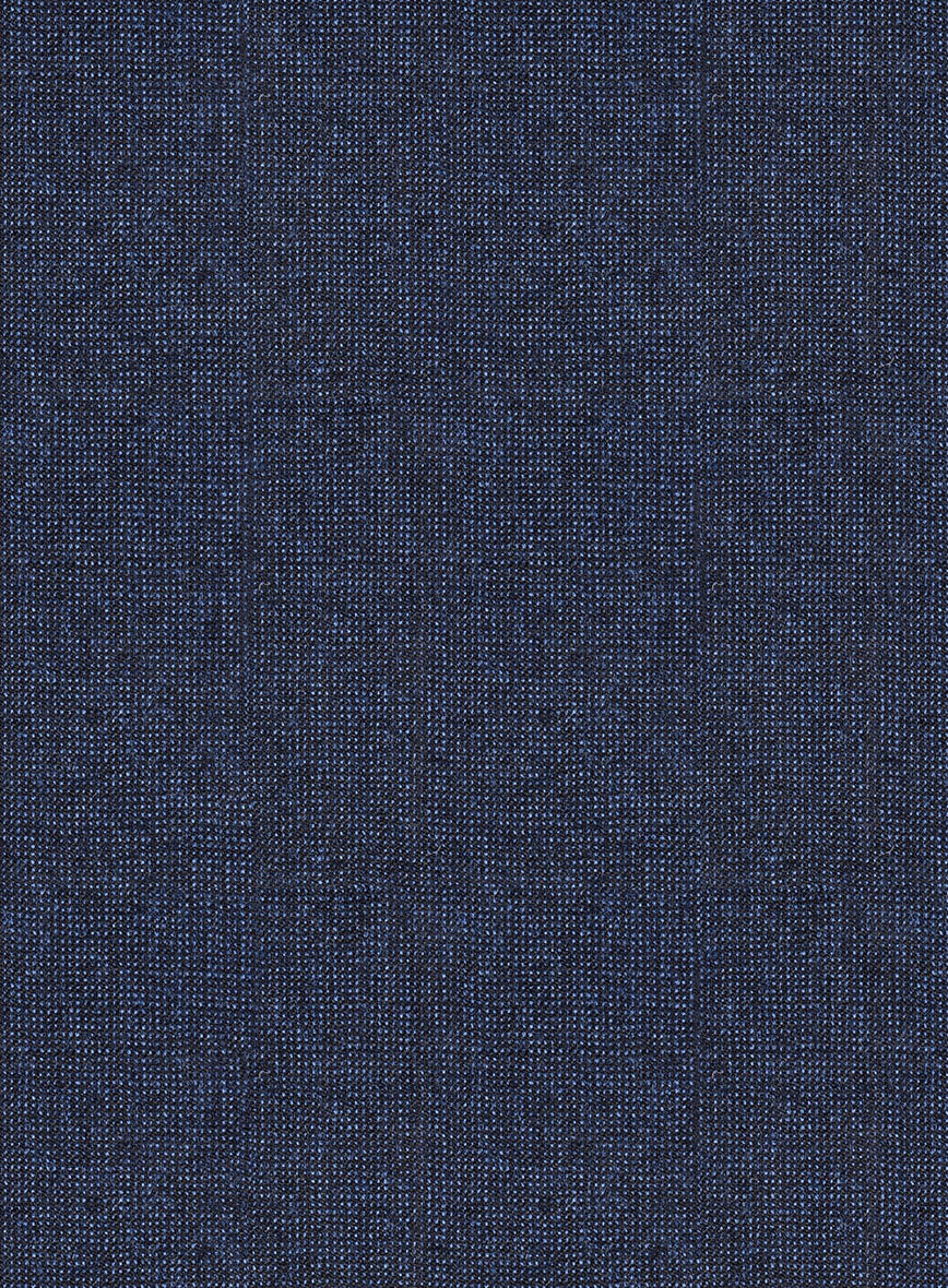 Italian Tavi Blue Nailhead Flannel Pants - Image 3