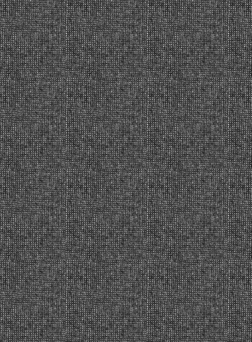 Italian Tavi Gray Nailhead Flannel Pants - Image 3