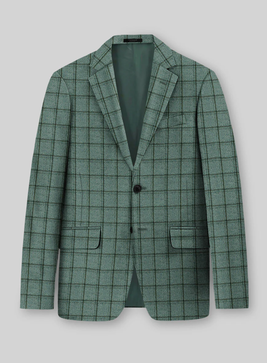 Italian Tealmoor Check Tweed Suit - Image 2