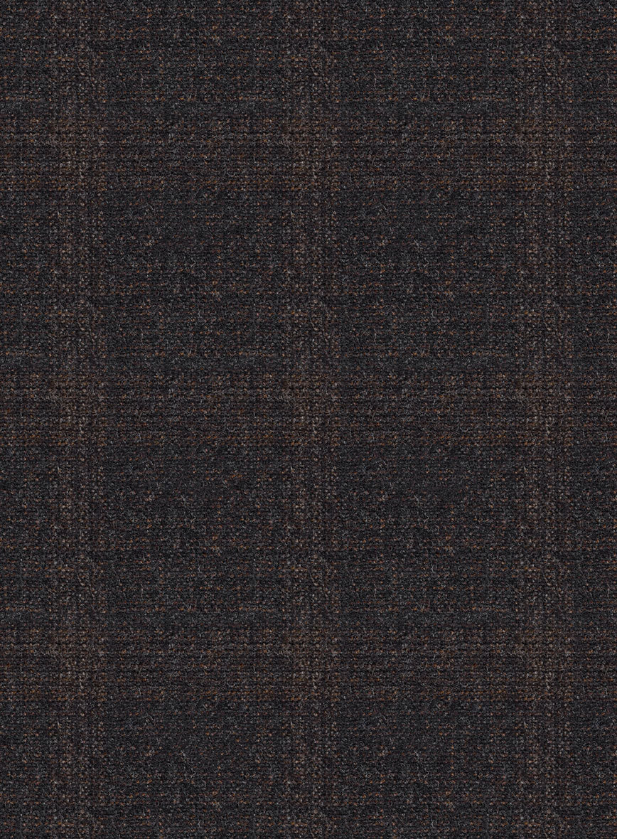 Italian Trek Brown Checks Flannel Jacket - Image 2