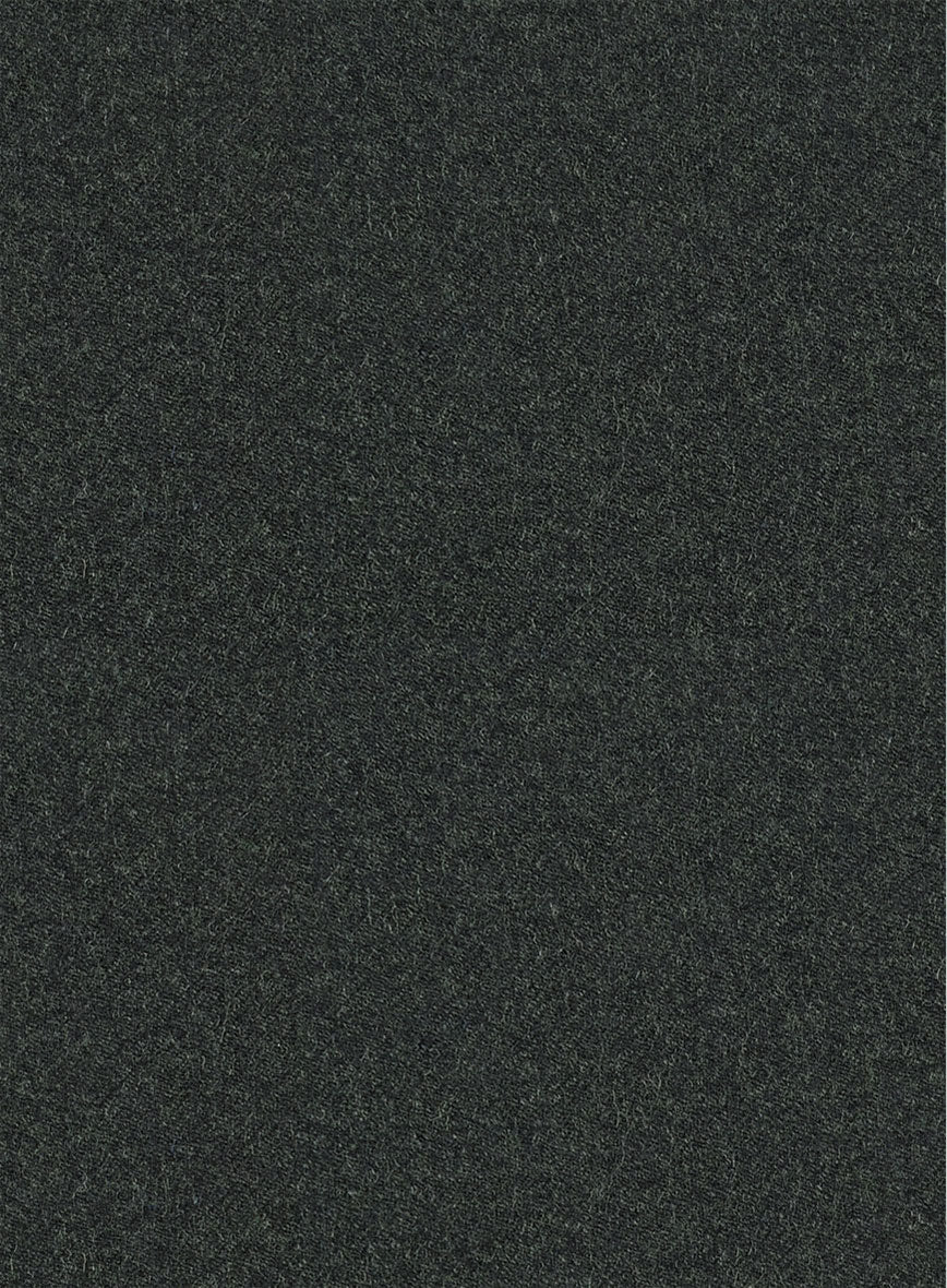 Italian Turna Dark Green Flannel Jacket - Image 3