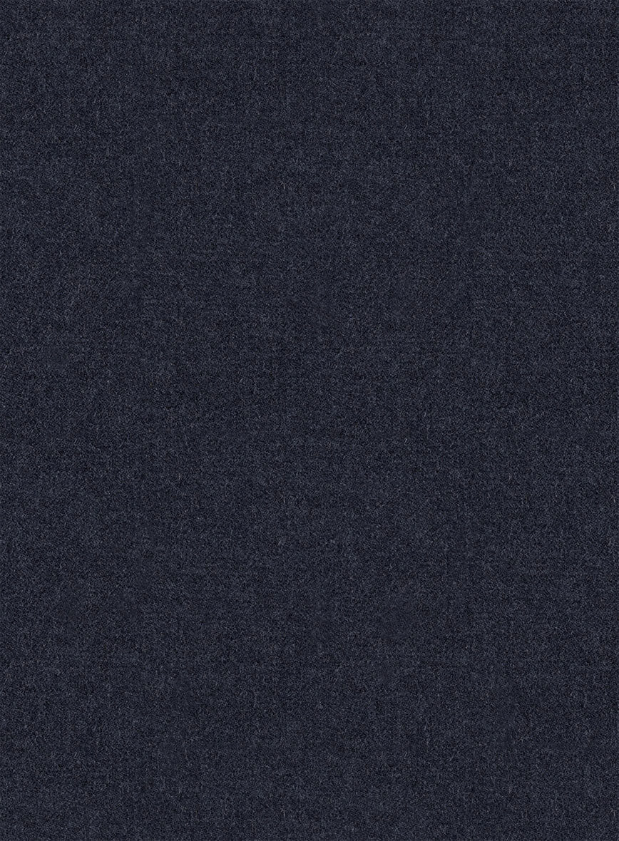 Italian Turna Dark Navy Flannel Pants - Image 3