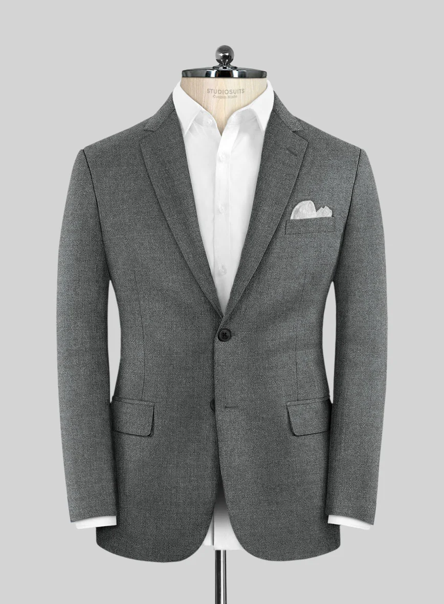 Italian Turna Gray Flannel Jacket