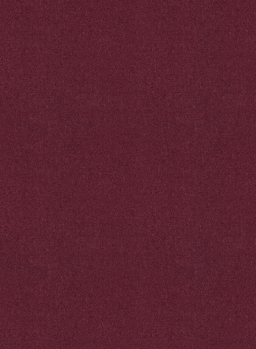 Italian Turna Wine Flannel Suit - Image 7