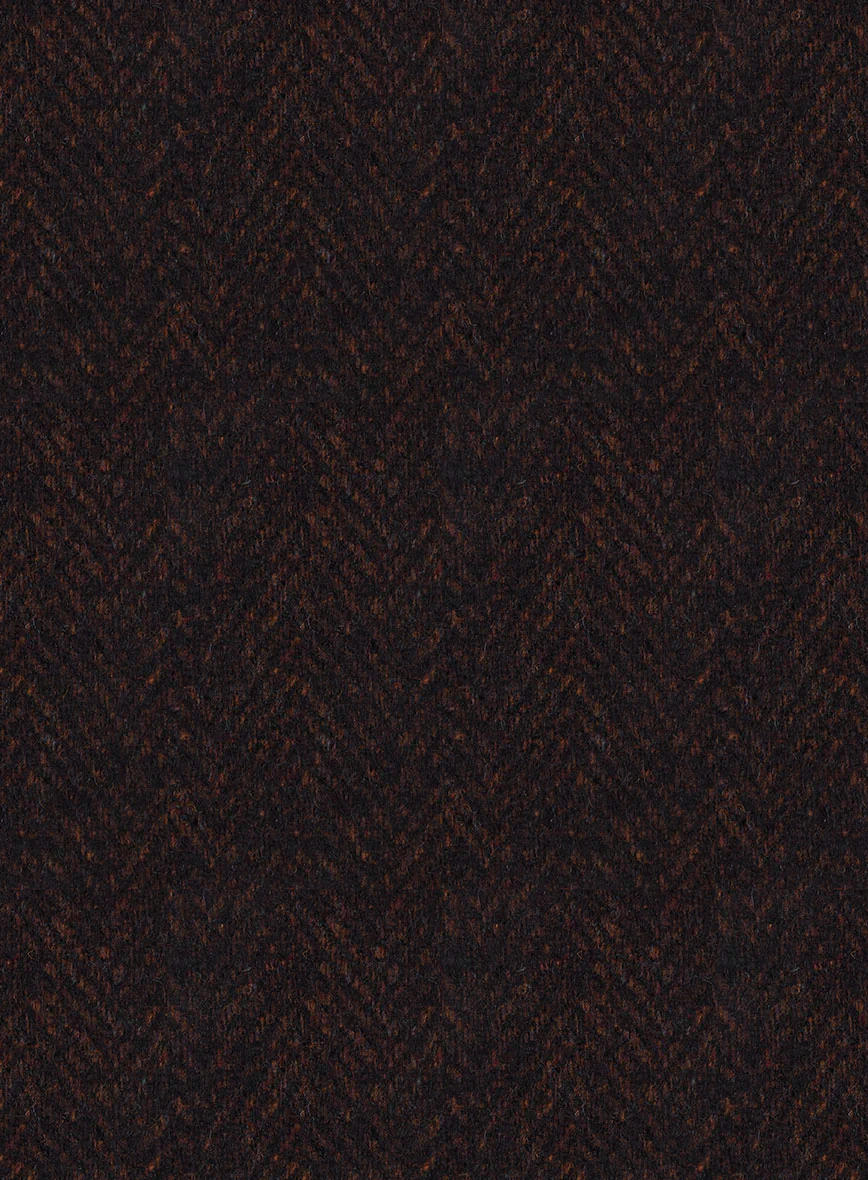 Italian Tweed Herringbone Urbano Suit - Image 8