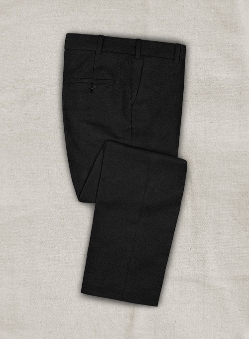 Italian Wool Cashmere Black Suit - Image 3