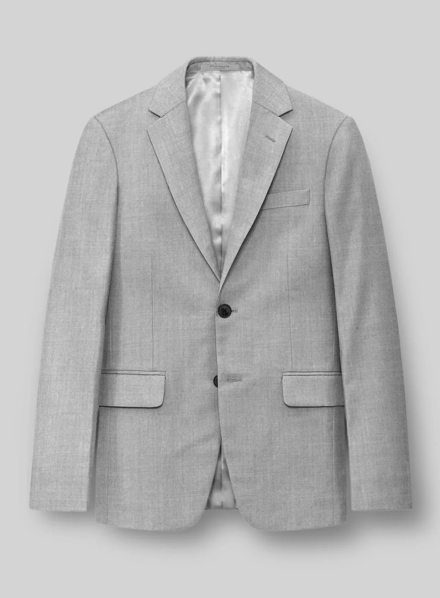 Italian Wool Cashmere Harbour Gray Jacket