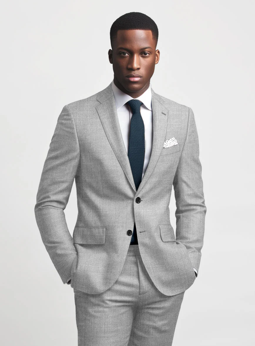 Italian Wool Cashmere Harbour Gray Jacket - Image 2
