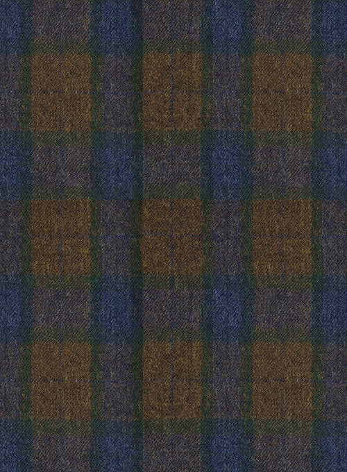 Italian Wool Cashmere Orsoto Checks Jacket - Image 2