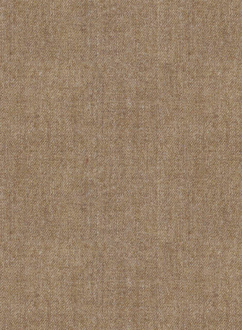 Italian Wool Cashmere Taupe Beige Pants - Image 2