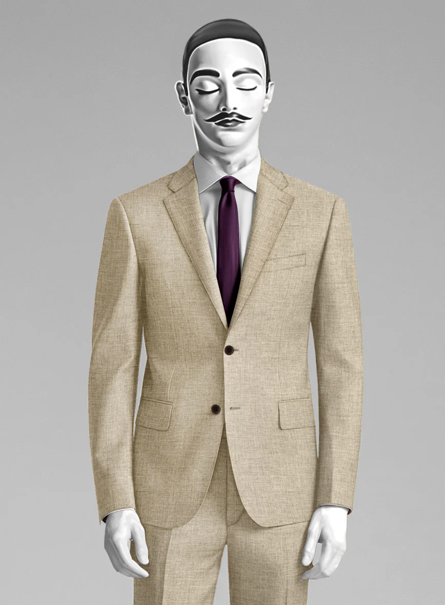 Italian Wool Cotton Silk Brexia Suit - Image 4