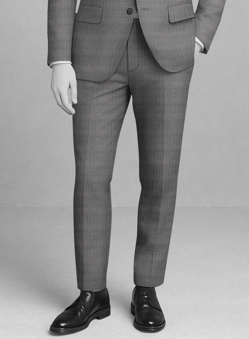 Italian Wool Greylon Suit - Image 5