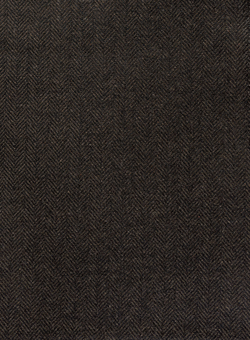 Italian Wool Herringbone Sortez Pants - Image 3