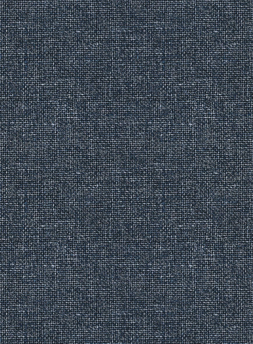 Italian Wool Linen Basket Weave Gulem Jacket - Image 3