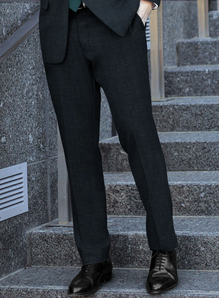 Italian Wool Linen Domingo Pants - Image 2